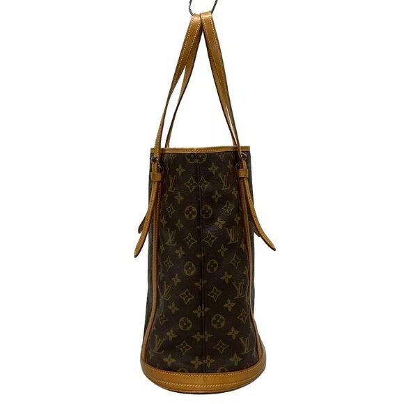 100% Authentic LOUIS VUITTON Bucket GM Monogram Shoulder Bag 250-082924 - Picture 4 of 14